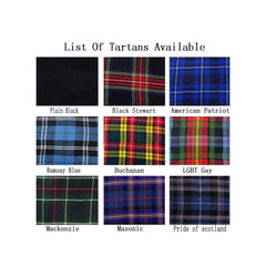 Men's Buchanan Tartan 5 Yard kilt 5 Pieces kilt outfit Highland wedding outfit