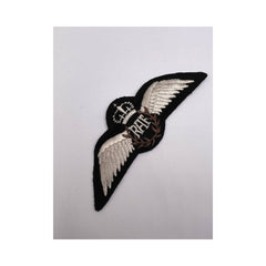King’s Crown RAF Pilot Wings Royal Air Force Sew On Embroidered Badge RAF Patch