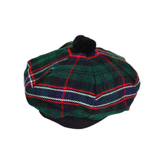 Men's National Scottish TAM o' SHANTER Bonnet Beret Balmorals Tartan Tammy Hat