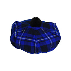Men's American Patriot TAM o' SHANTER Bonnet Beret Balmorals Tartan Tammy Hat