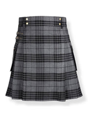 Men's Scottish Grey Watch Tartan Utility kilt is made of Acrylic Wool