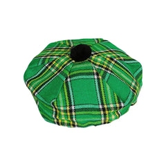 Men's Irish TAM o' SHANTER Hat Bonnet Beret Balmorals Tartan Tammy Hat