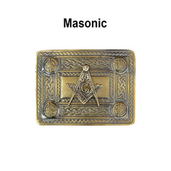 Scottish Masonic Badge kilt Belt Buckle Antique Finish Belt Buckle