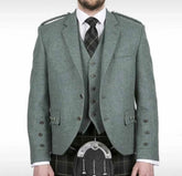 Lovat Green kilt jacket and waistcoat