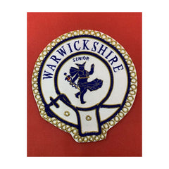 Mark Provincial Full Dress Apron Badge Warwickshire Senior Embroidered Badge