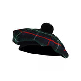 Men's Mackenzie TAM o' SHANTER Bonnet Beret Balmorals Tartan Tammy Hat
