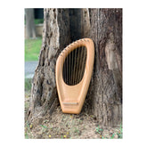 Ash Beech Wood Lyre 10 Strings Harp Lyre Design Premium Quality Lyre Harp