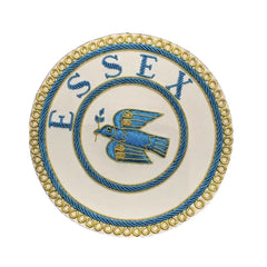 Masonic Apron Badge Essex Handmade Bullion And Wire Badge Essex Lodge