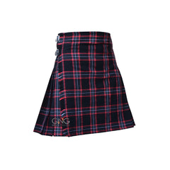 Scottish Black Magic Tartan 8 Yard Kilt for Men Traditional Highland Tartan Kilt