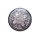Men's Scottish Celtic Style Chrome kilt Belt Buckle round Shape kilt Buckle