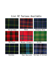 Scottish Men's Tartan Tie Formal Tie For Wedding Available in 14 Tartan