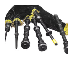 Scottish Great Highland Bagpipe Teflon Material Silver Mouth with Hard Case