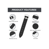 Leather Kilt Extension Straps Buckle Extenders 7" x 1.25" Belt Extender for Men