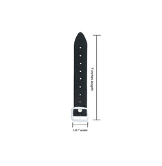 Leather Kilt Extension Straps Buckle Extenders 7" x 1.25" Belt Extender for Men