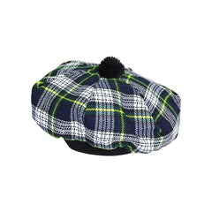 Men's Dress Gordon TAM o' SHANTER Bonnet Beret Balmorals Tartan Tammy Hat