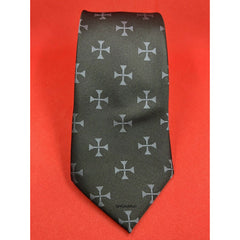 Masonic Knights Templar Tie And Bow Tie Set Handmade KT Masonic Regalia Tie Bow Set