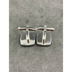 Masonic Freemason Cufflinks Square Compass Blue Enamel with Silver Cufflinks