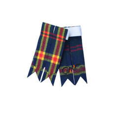 Scottish USMC Tartan 8 Yard Kilt for Men with Matching Flashes and Fly Plaid
