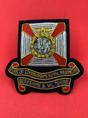 Duke Of Edinburgh’s Royal Regiment Blazer Badge Handmade With Bullion And Wire