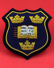 Oxford University Blazer Badge Hand Embroidered Bullion and Wire Oxford University Blazer Badge