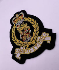 Adjutant General’s Corps Blazer Badge AGC Embroidered Bullion Wire Blazer Badge