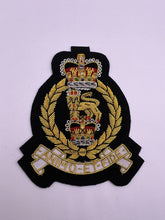 Adjutant General’s Corps Blazer Badge AGC Embroidered Bullion Wire Blazer Badge