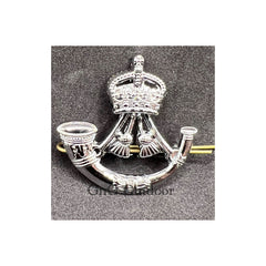 King’s Crown Rifles Regiment Cap Badge British Army Beret Metal Pin Cap Badge