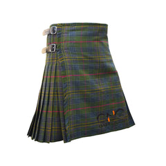 Scottish Kennedy Weathered 8 Yard Kilt for Men with Flashes and Fly Plaid