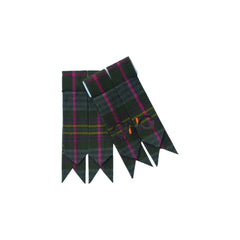 Scottish Kennedy Weathered 8 Yard Kilt for Men with Flashes and Fly Plaid