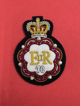 Her Majesty Queen Elizabeth II Blazer Badge EIIR Embroidered Bullion Wire Patch