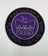 The Queen’s Platinum Jubilee Blazer Badge Hand Embroidered Bullion Wire Patch