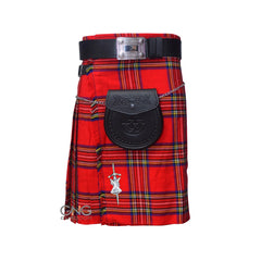 Men's Royal Stewart 5 Yard kilt 5 Pieces kilt outfit Highland wedding kilt set