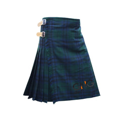 Scottish Keith Tartan 8 Yard Kilt for Men with Matching Flashes and Fly plaid