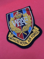 King’s Crown Women Royal Air Force Hand Embroidered Bullion Wire Blazer Badge