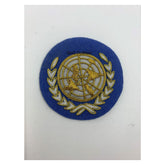 United Nations Hand Embroidered Bullion & Wire Cap Badge UN Beret cap Badge