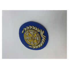 United Nations Hand Embroidered Bullion & Wire Cap Badge UN Beret cap Badge