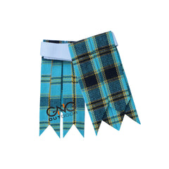 Scottish Highland Dragon 8 Yard Kilt for Men with Matching Flashes and Fly plaid