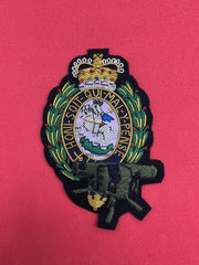 Royal Regiment Of Fusiliers Blazer Badge RROF Milan Embroidered Bullion Badge