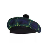 Men's Gordon TAM o' SHANTER Bonnet Beret Balmorals Tartan Tammy Hat
