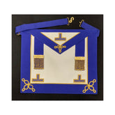 Imitation Leather Masonic Craft Provincial Undress Apron & Gold Levels Regalia