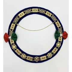 Masonic Regalia Grand Lodge Round Metal Chain Collar Gold Masonic Chain Collar