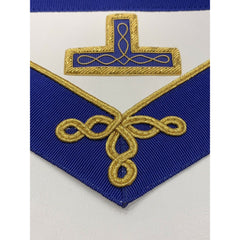 Imitation Leather Masonic Craft Provincial Undress Apron & Gold Levels Regalia