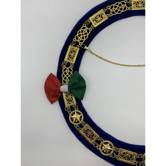 Masonic Regalia Grand Lodge Round Metal Chain Collar Gold Masonic Chain Collar