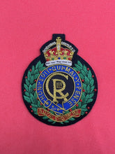 King’s Regiment Blazer Badge King’s Hand Embroidered Bullion Wire Blazer Badge