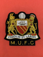 Manchester Coats Of Aram Blazer Badge MCOA Hand Embroidered Bullion And Wire Badge
