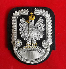 Polish Air Force Eagle Hussar Wing Badge Polish Air Force Officer Cap Badge PAF
