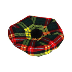 Men's Buchanan TAM o' SHANTER Bonnet Beret Balmorals Tartan Tammy Hat