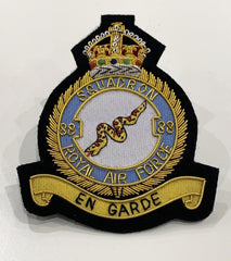 Royal Air Force Squadron Hand Embroidered Badge