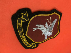 Airborne PEGASUS Blazer Badge Hand Embroidered Bullion And Wire PEGASUS Badge