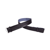 Men's Black Leather Celtic Knot Embossed Kilt Belt Adjustable Size Highland Belt